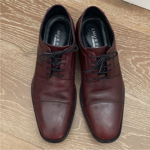 Rockport Men's Tan Leather Oxfords - Picture 5 of 7